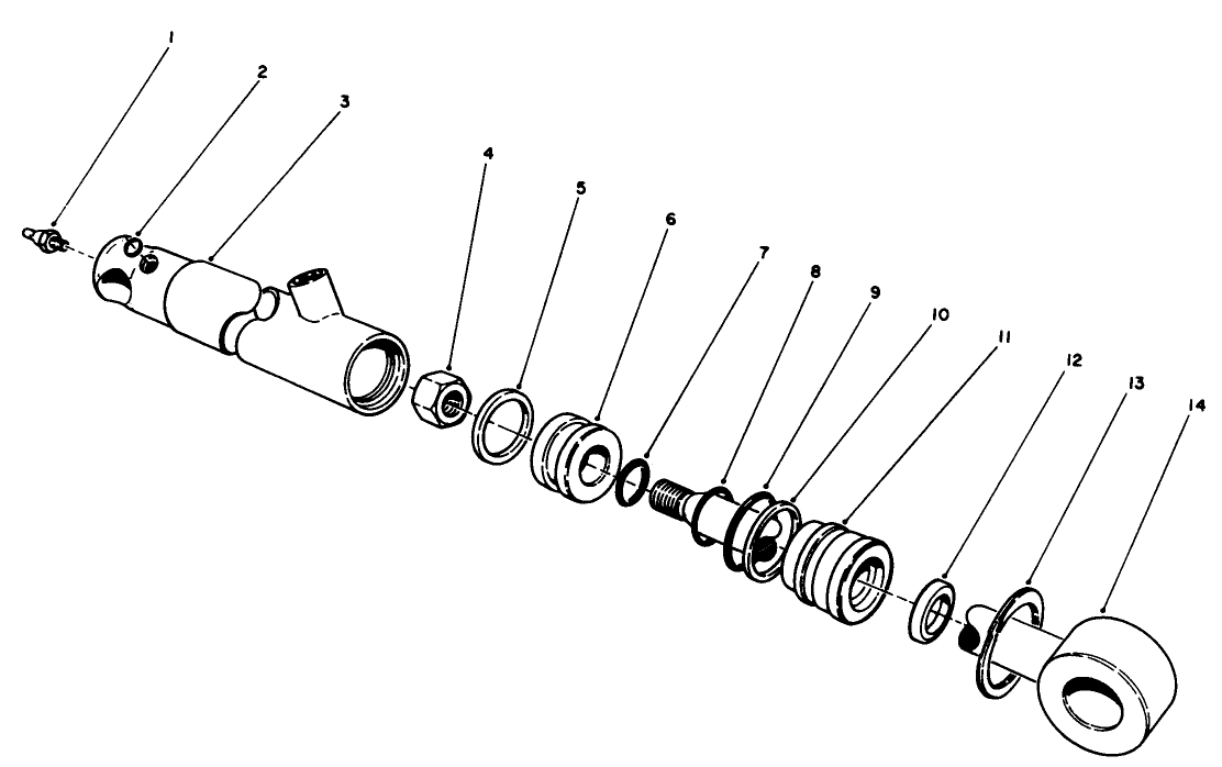 Hydraulic Cylinder-Rear No. 68-9700
