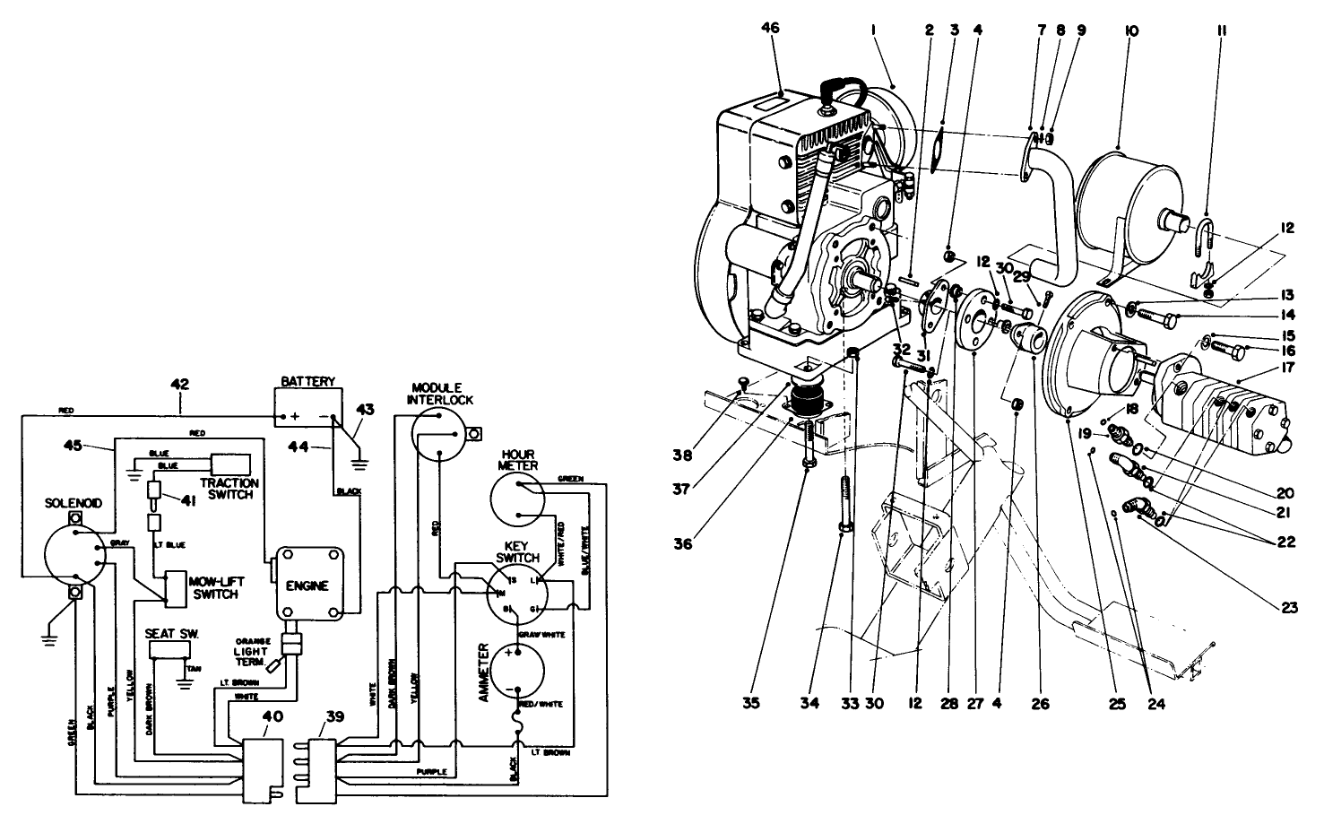 Engine And Wiring Diagram