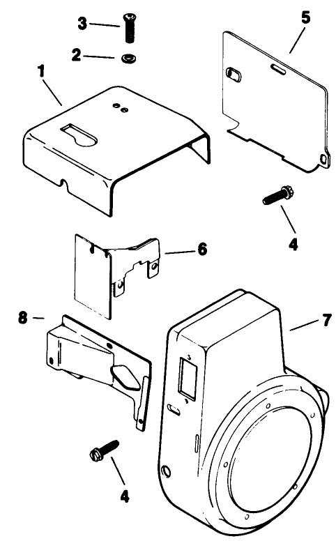Baffles & Shroud-Engine Assembly-Kohler Model No. M16s-711533