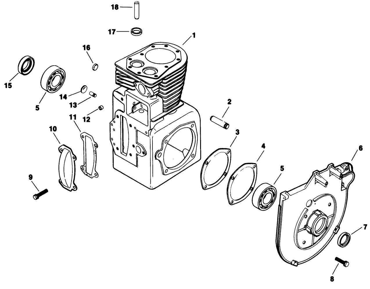 Crankcase-Engine Assembly-Kohler Model M16s-711533