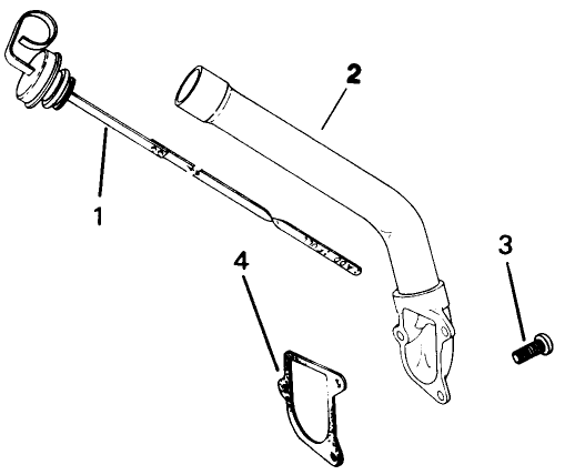 Dipstick-Engine Assembly-Kohler Model No. M16s-711533