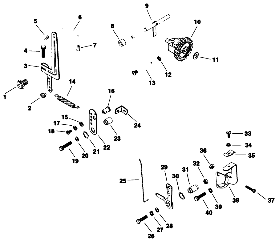 Governor-Engine Assembly-Kohler Model No. M16s-711533