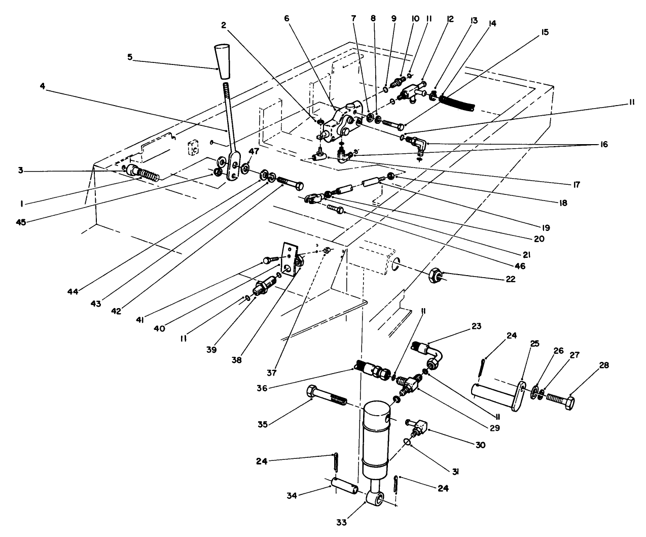 Hydraulic Lift System Assembly