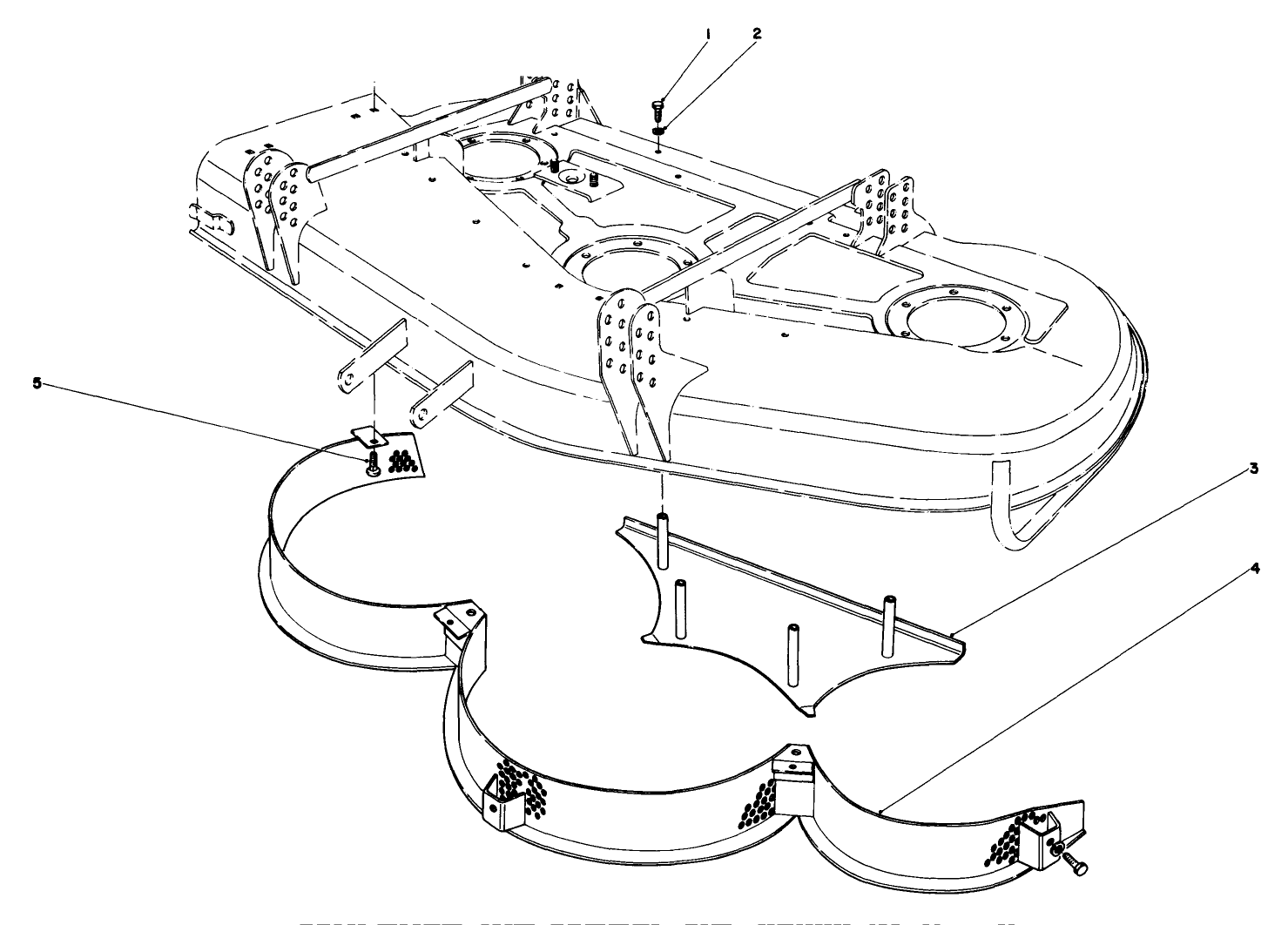 Mulcher Kit Model No. 30700 (optional)(for Cutting Unit Model 30555)