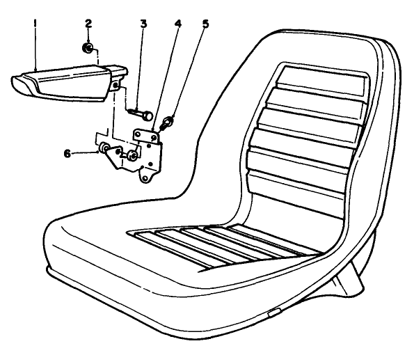 Armrest Kit Model No. 30707