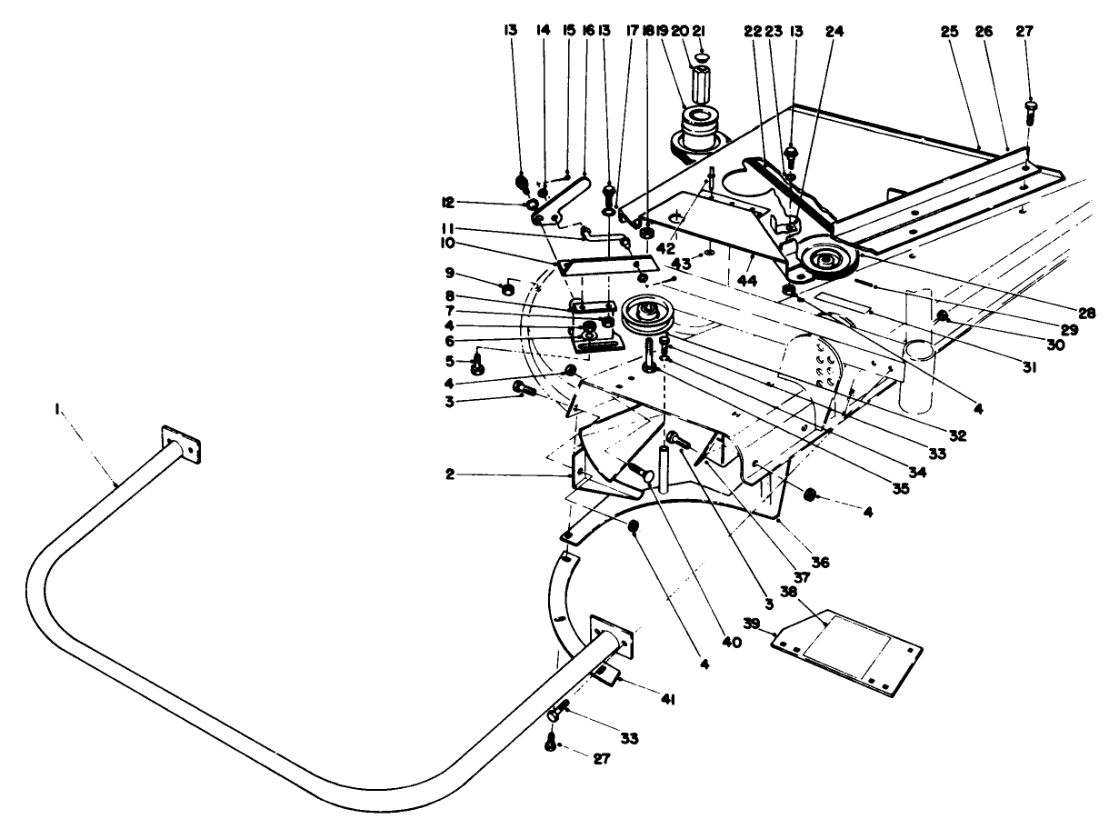 Grass Collector Model 30561 (optional)(continued) Used On Units With Serial No. 90001 Thru 90200