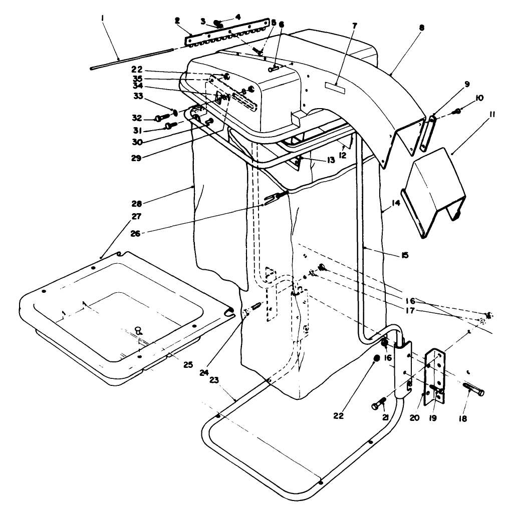 Grass Collector Model 30561 (optional)(continued)