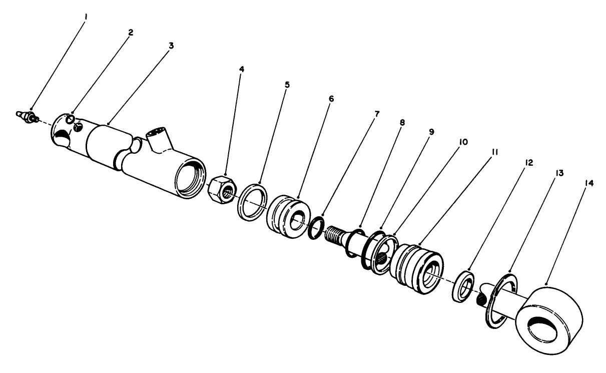 Hydraulic Cylinder No. 68-9700