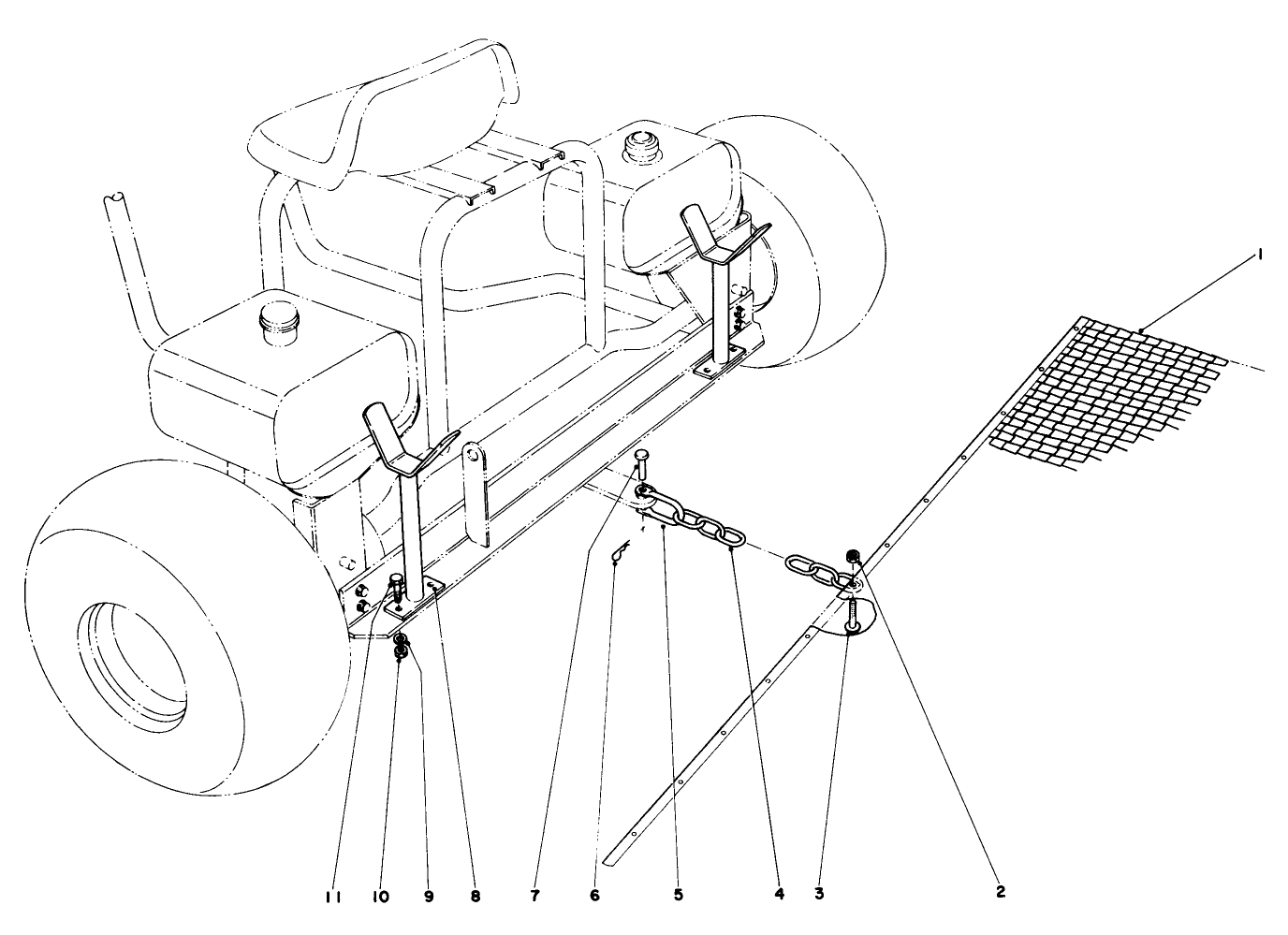 Drag Mat Kit Model No. 08844 (optional)