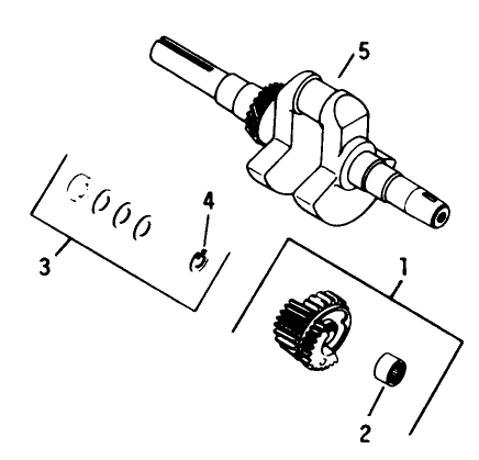 Crankshaft-Engine Kohler Model No. K321s Spec. No. 60434 (continued)