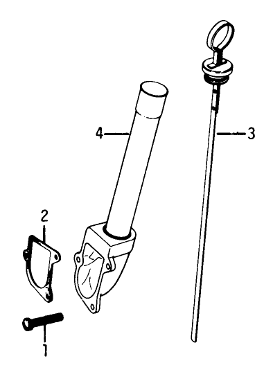 Dipstick-Engine Kohler Model No. K321s Spec. No. 60434 (continued)