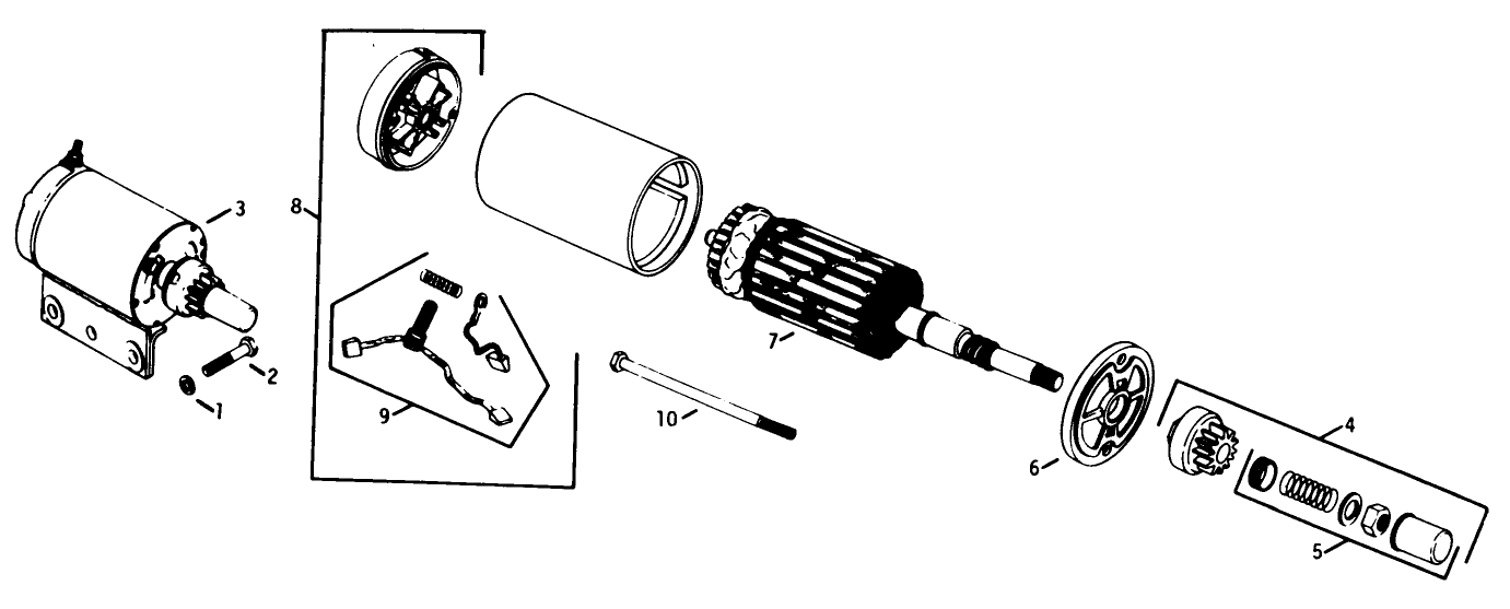 Electric Start-Engine Kohler Model No. K321s Spec. No. 60434 (continued)