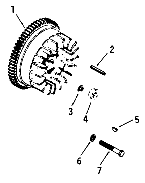 Flywheel-Engine Kohler Model No. K321s Spec. No. 60434 (continued)