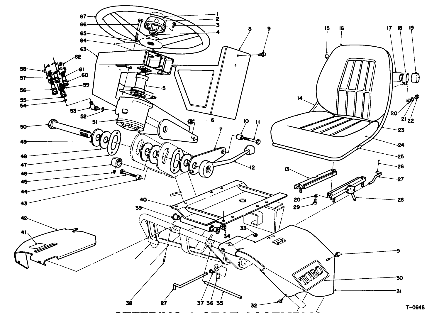 Steering & Seat Assembly
