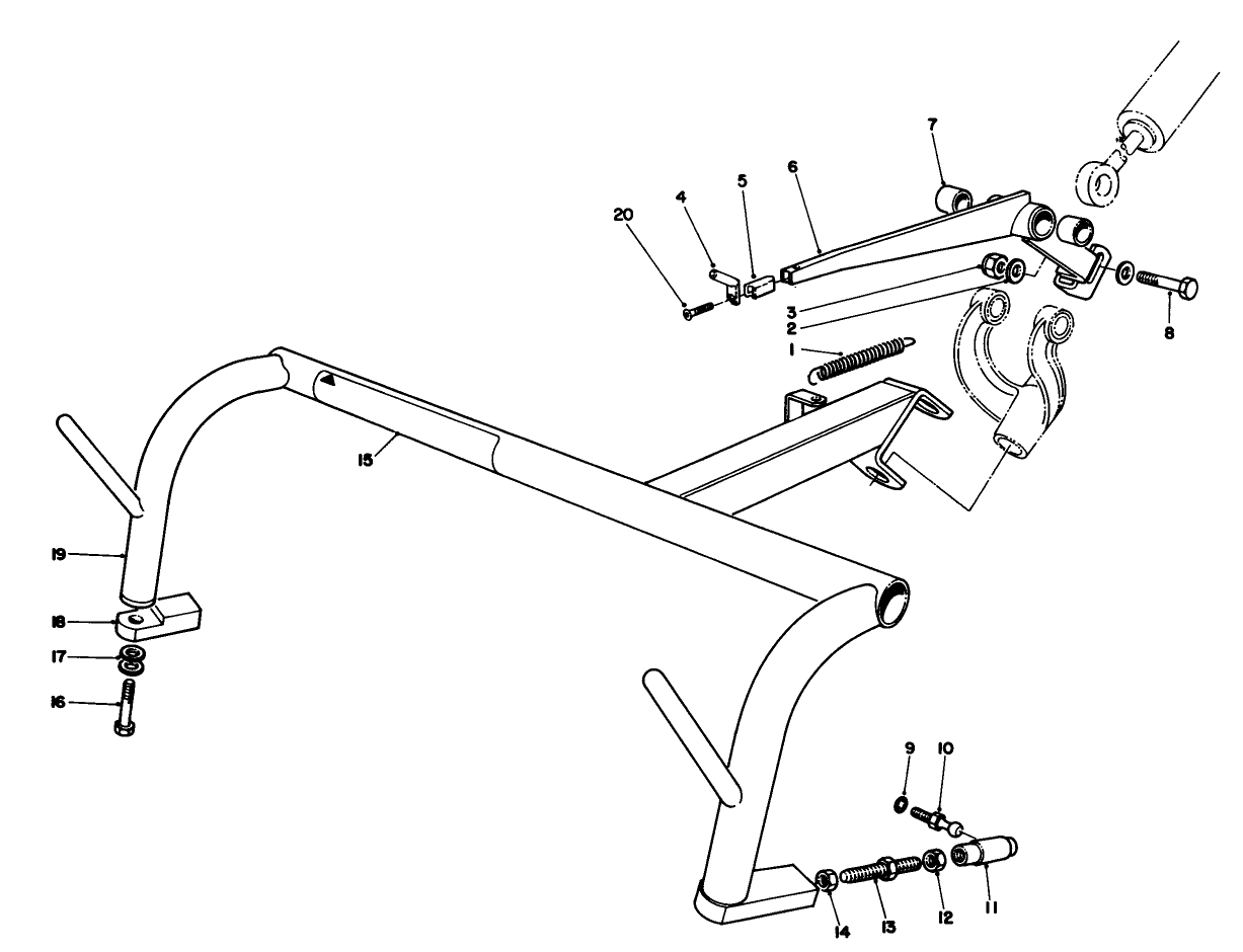 Direct Suspension Pull Frame Kit Model No. 04452 Center Frame Assembly (optional)
