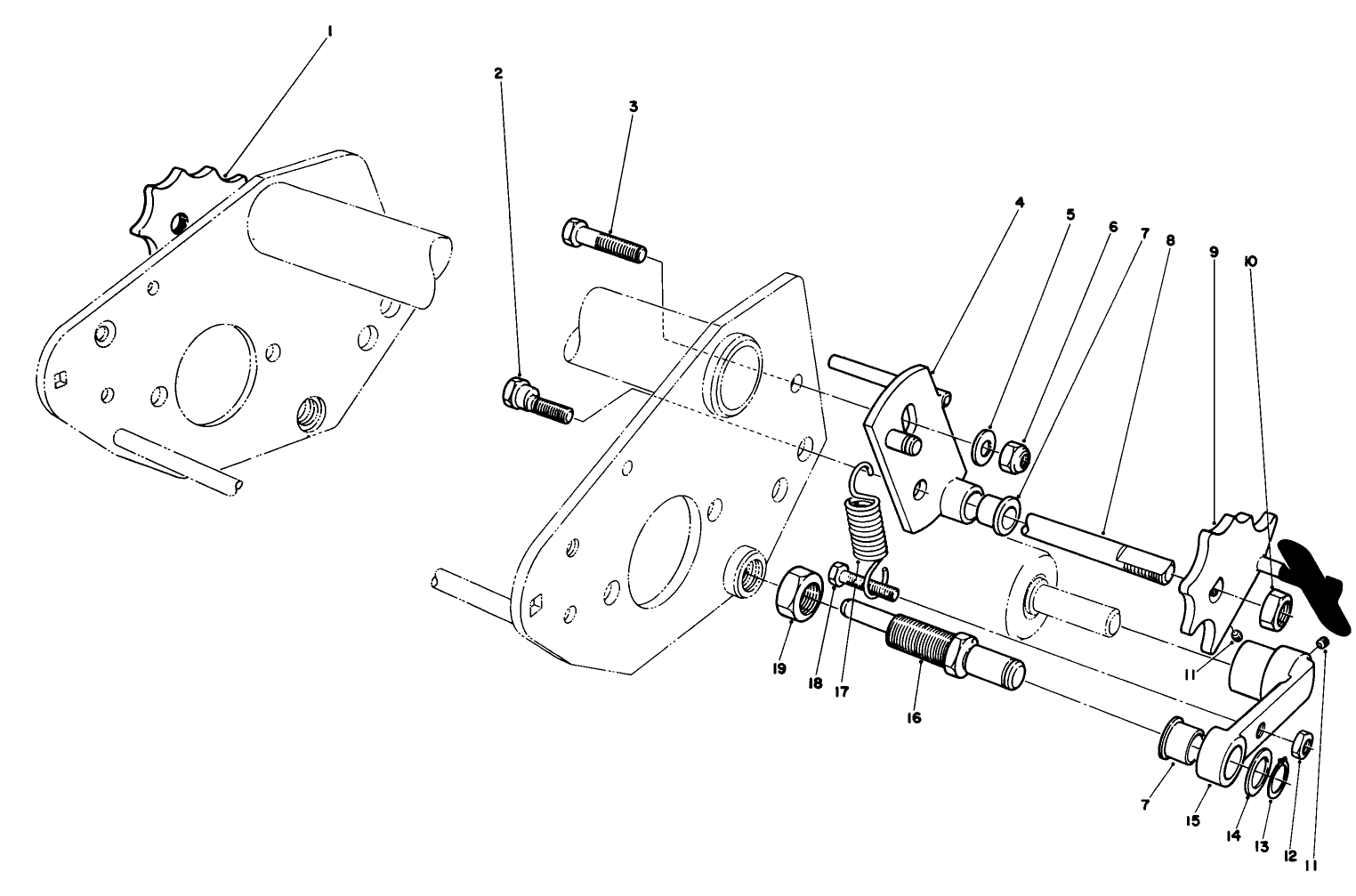 Quick Height-Of-Cut Kit Model No. 04451 (for Model No. 04450 & 04468 Cutting Units) (optional)