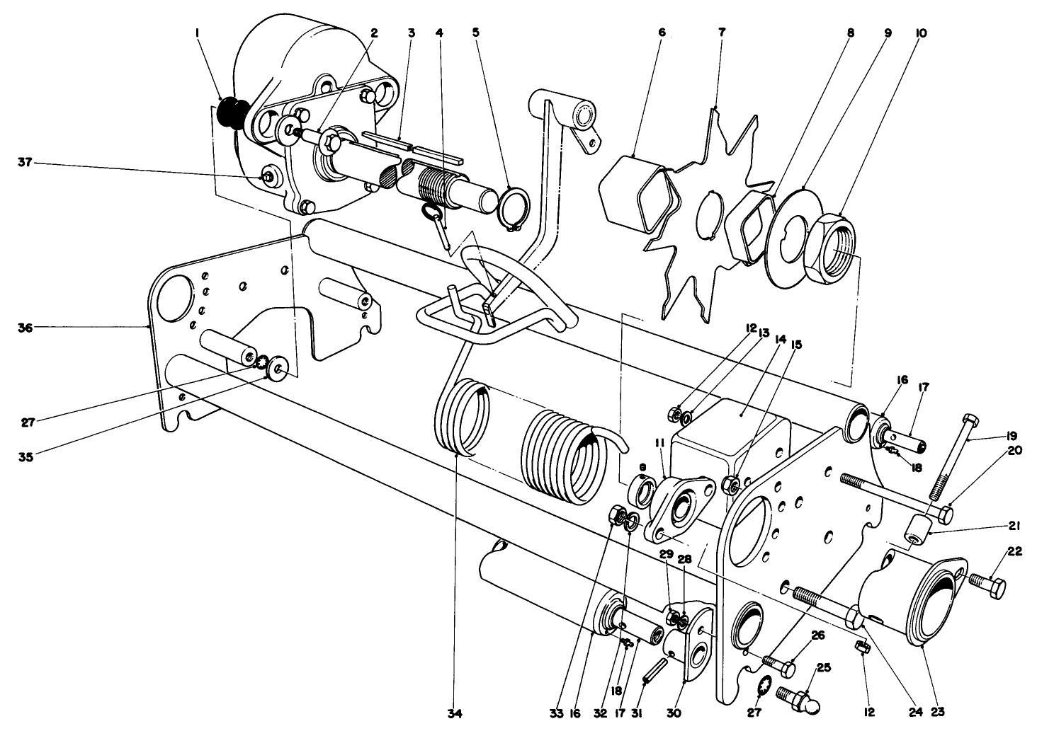 Spiker Attachment Model No. 04420 Frame Assembly (optional)