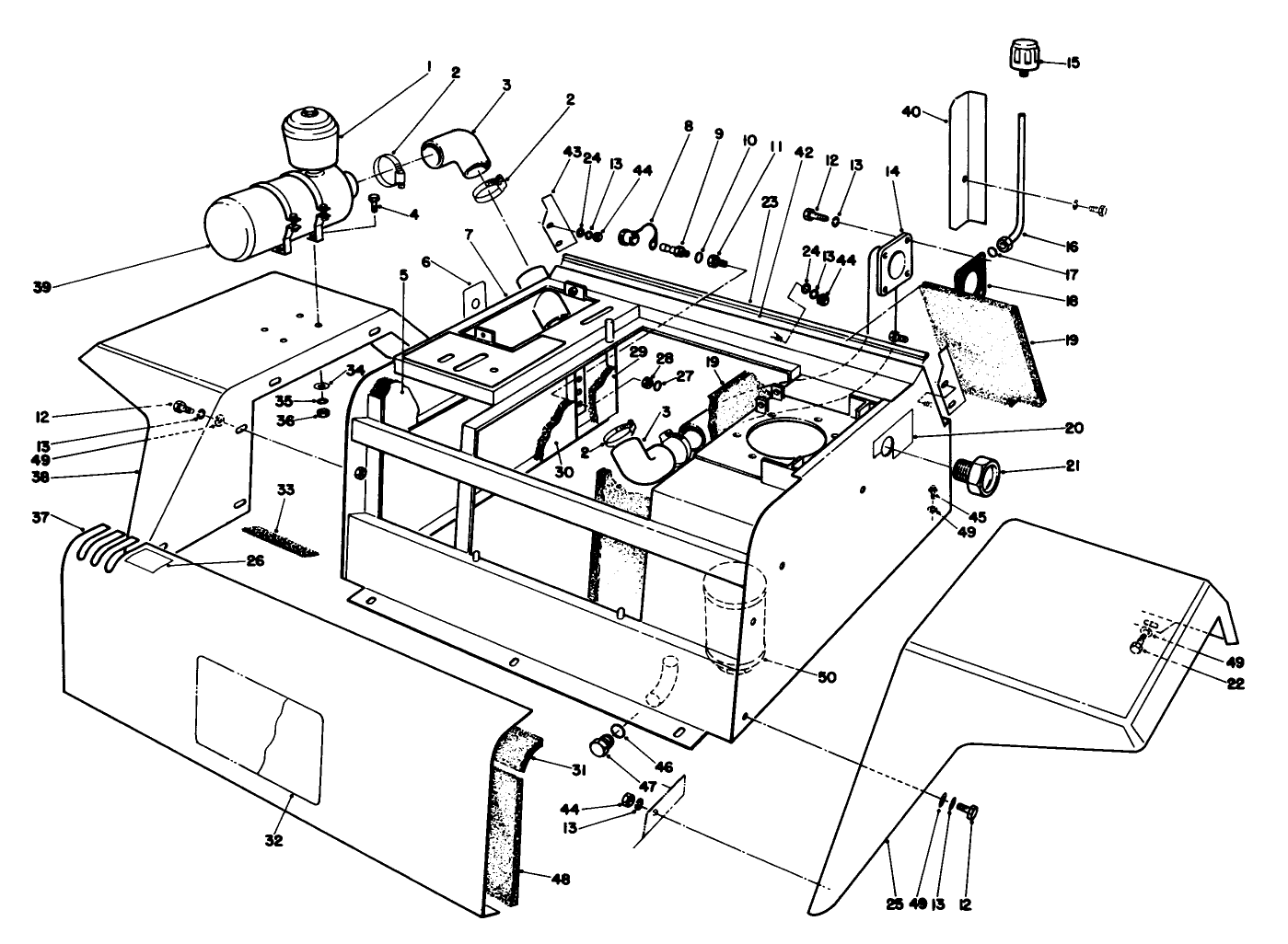 Fenders & Center Console Assembly