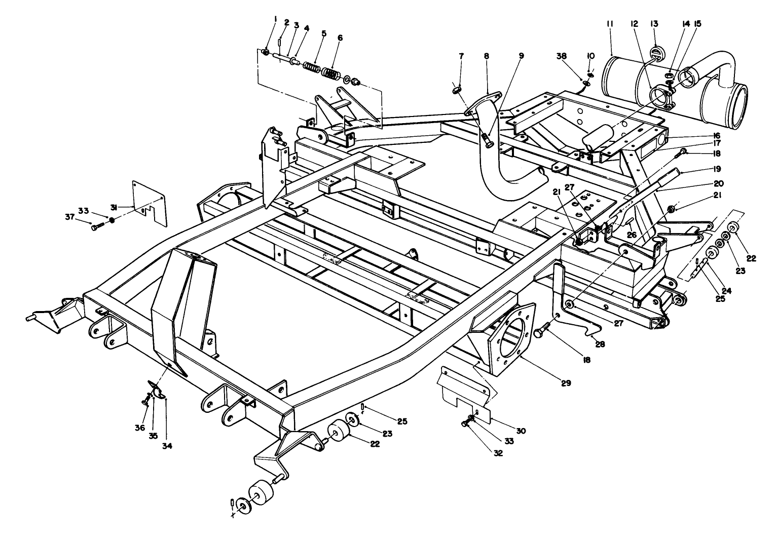 Chassis & Muffler Assembly