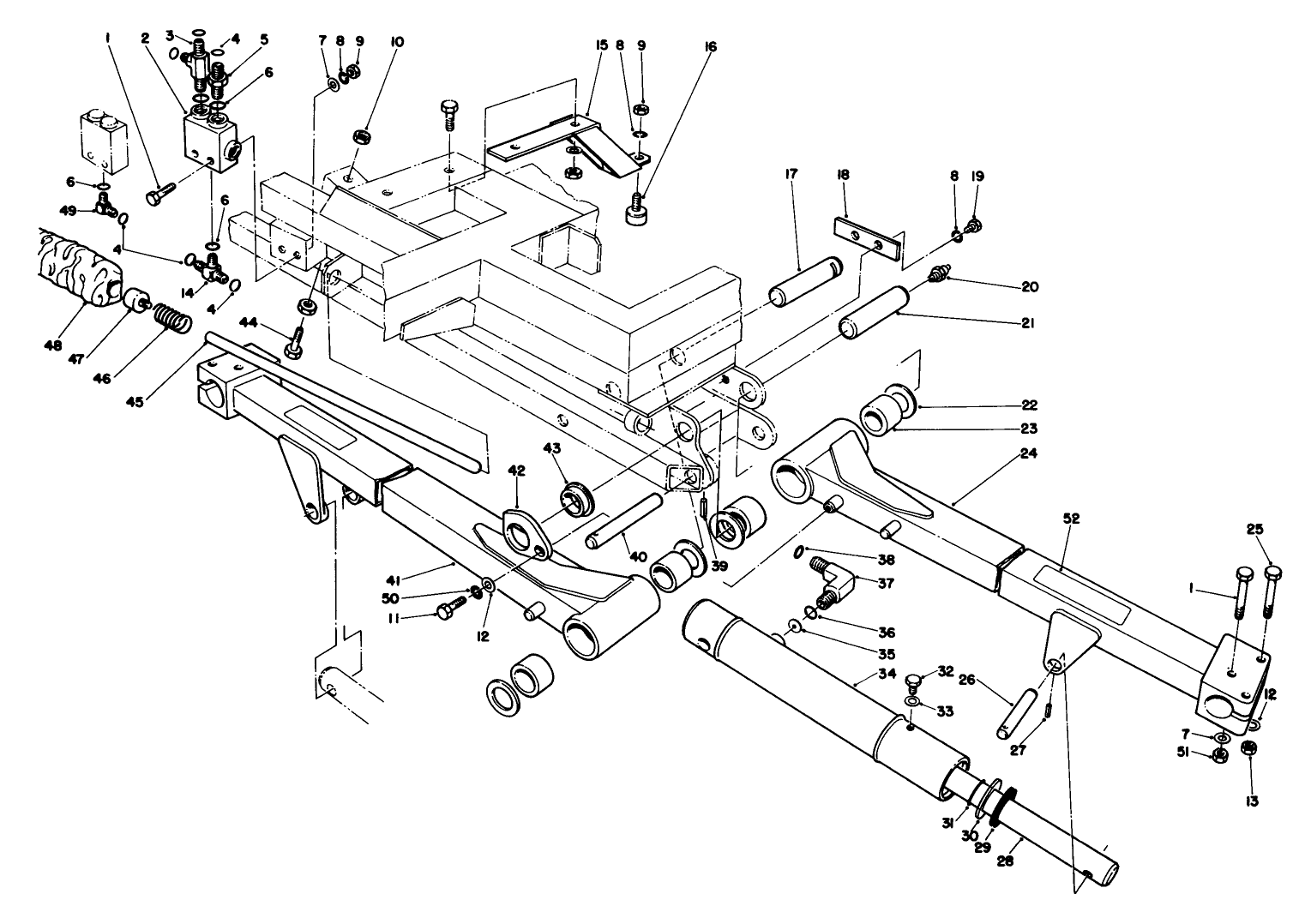 No. 1, 4 & 5 Lift Arms Assembly