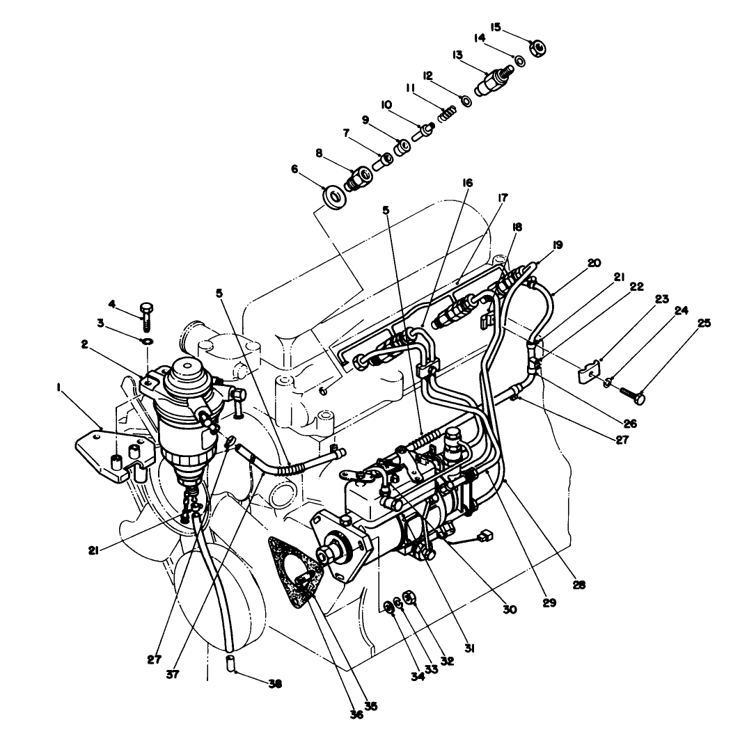 Fuel System Injection Pump & Nozzle Components
