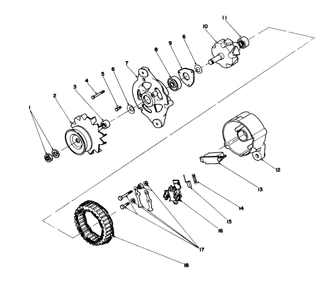 Alternator Assembly No. 60-5420