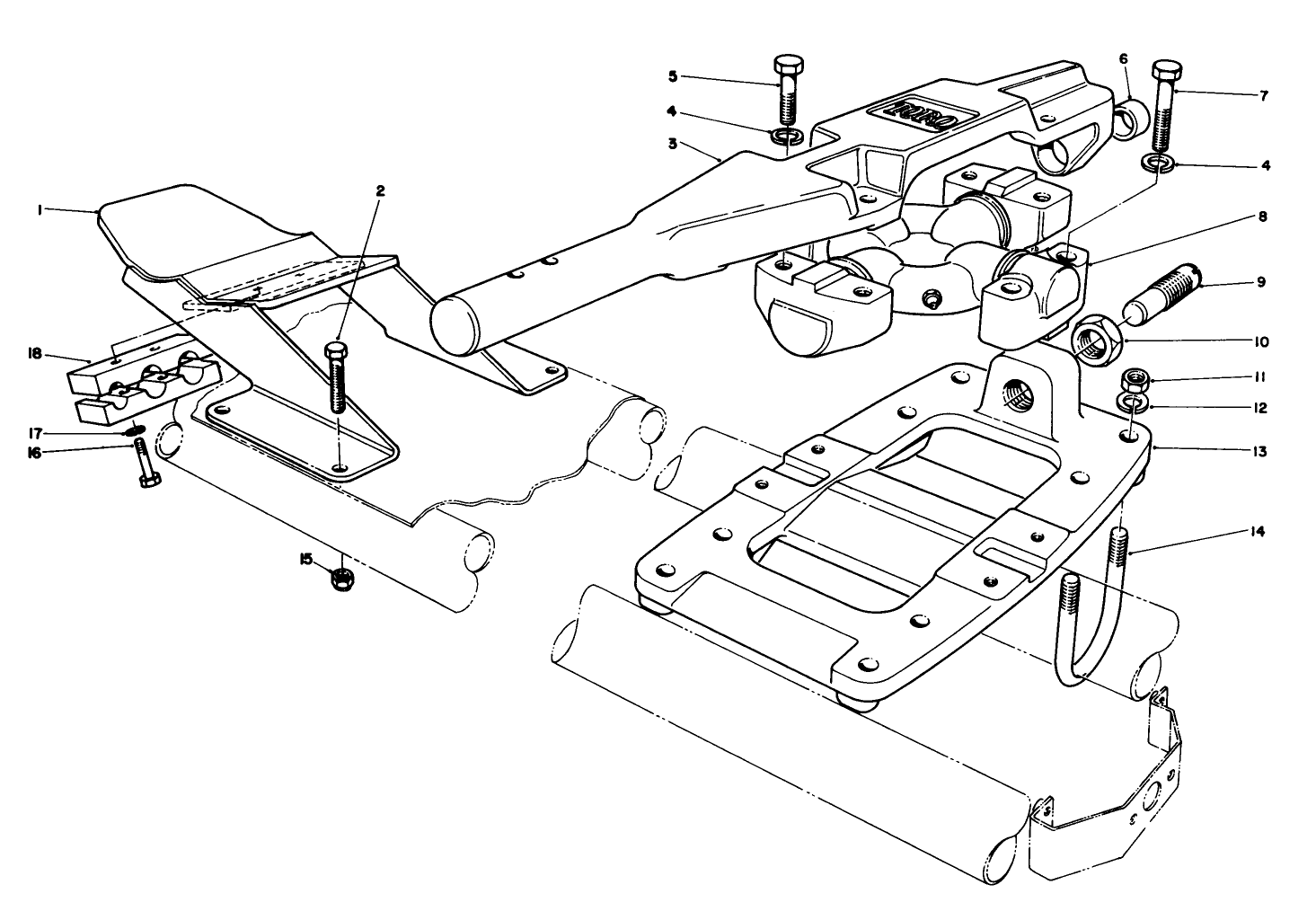 Cutting Unit Flotation Kit Model No. 03760 (continued) (cutting Units No. 4 & 5)