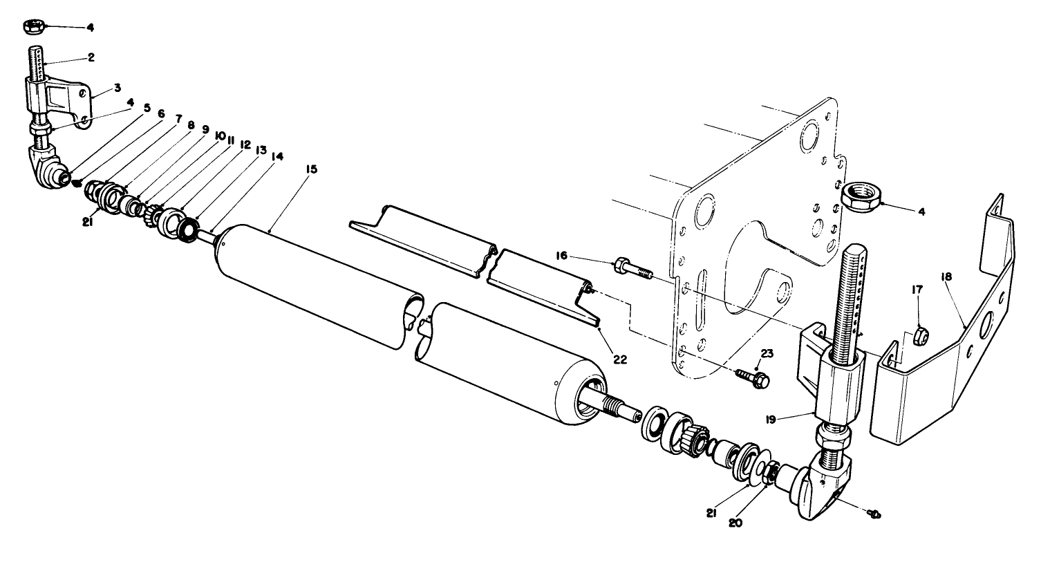 Front Roller Kit Model No. 03742 (optional) Front Roller Scraper Kit Part No. 62-6220 (optional)