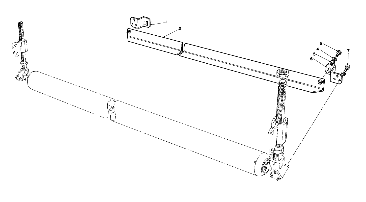 Rear Roller Scraper Kit No. 59-6090 (optional)