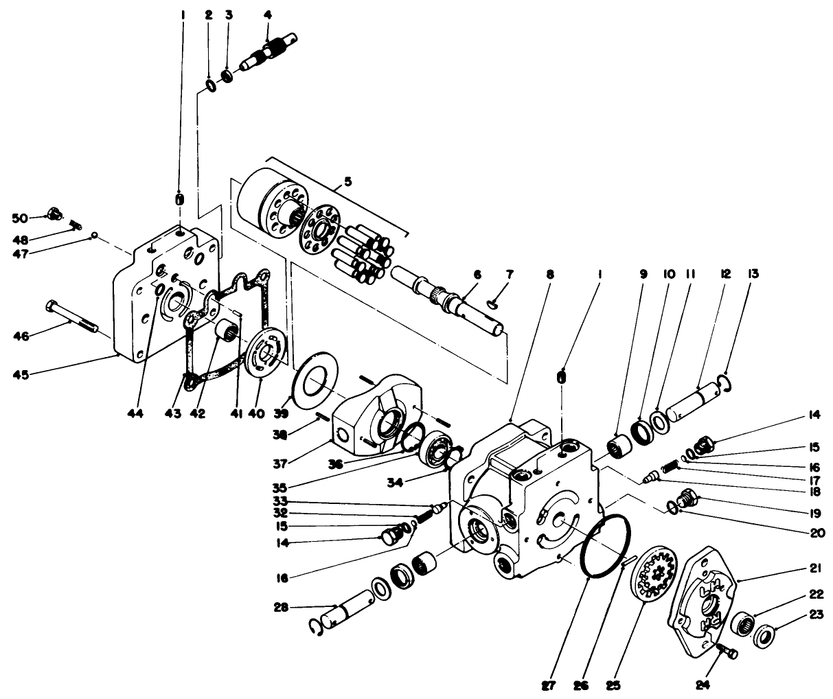 Hydraulic Pump Assembly No. 61-0080