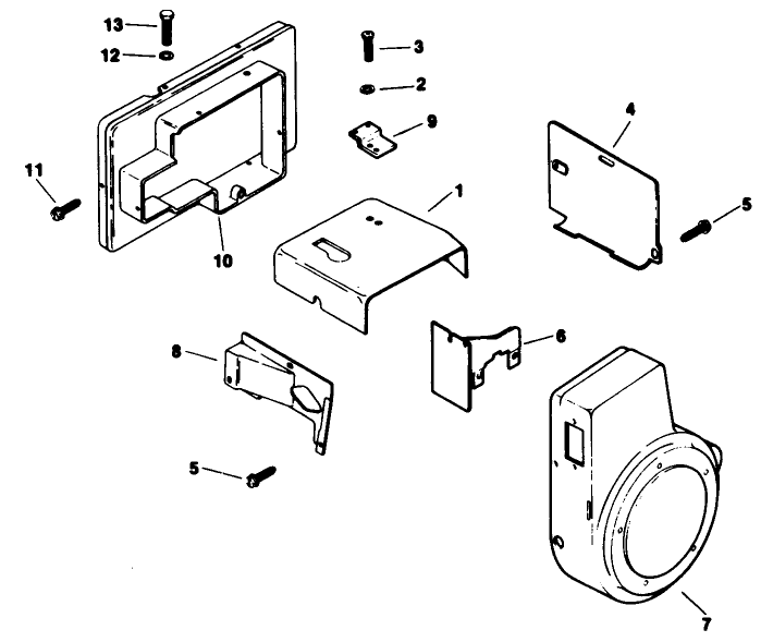 Baffles & Shroud-Engine Model No. M16 Spec. No. 711526