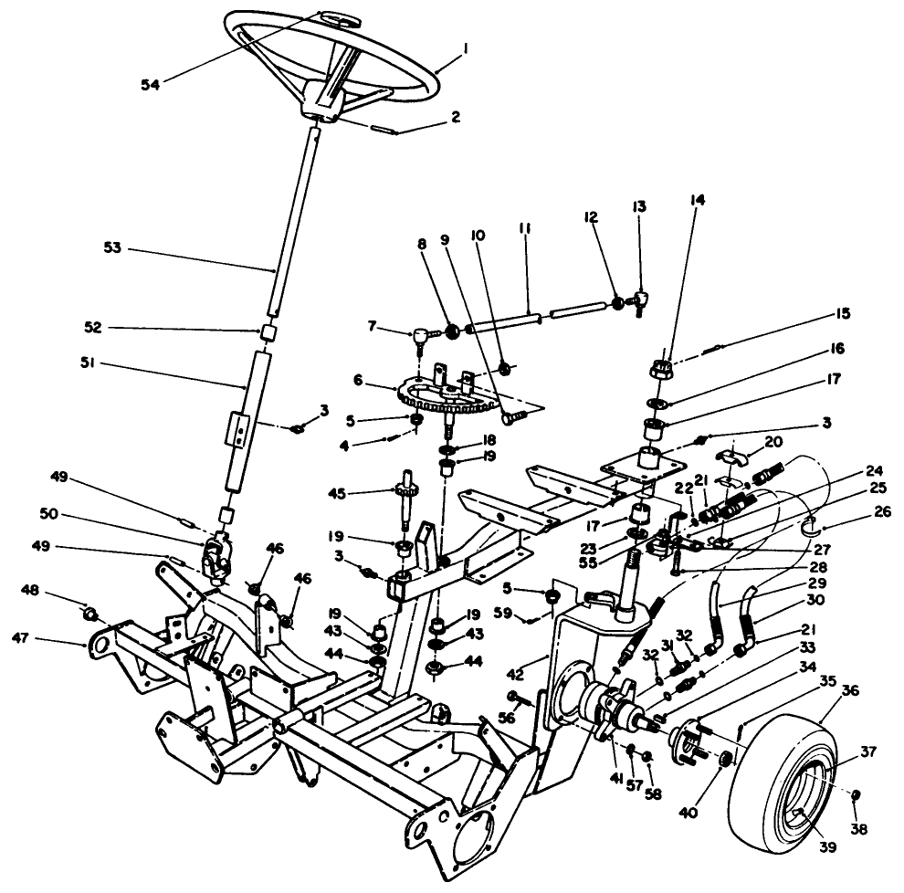 Frame And Steering Assembly
