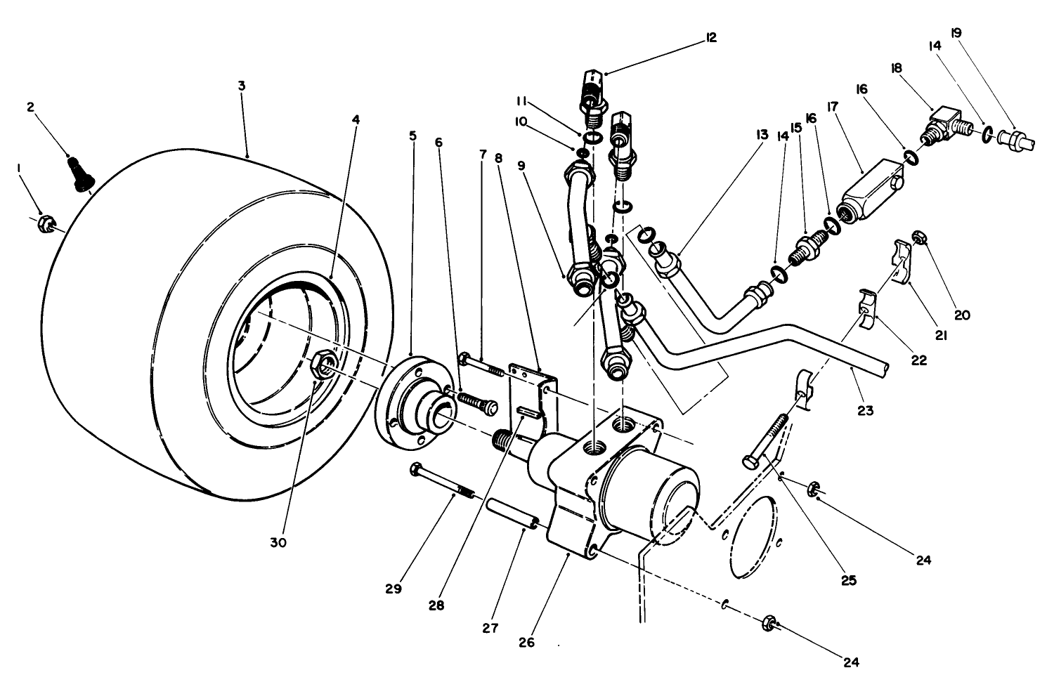 R.h. Front Wheel Assembly