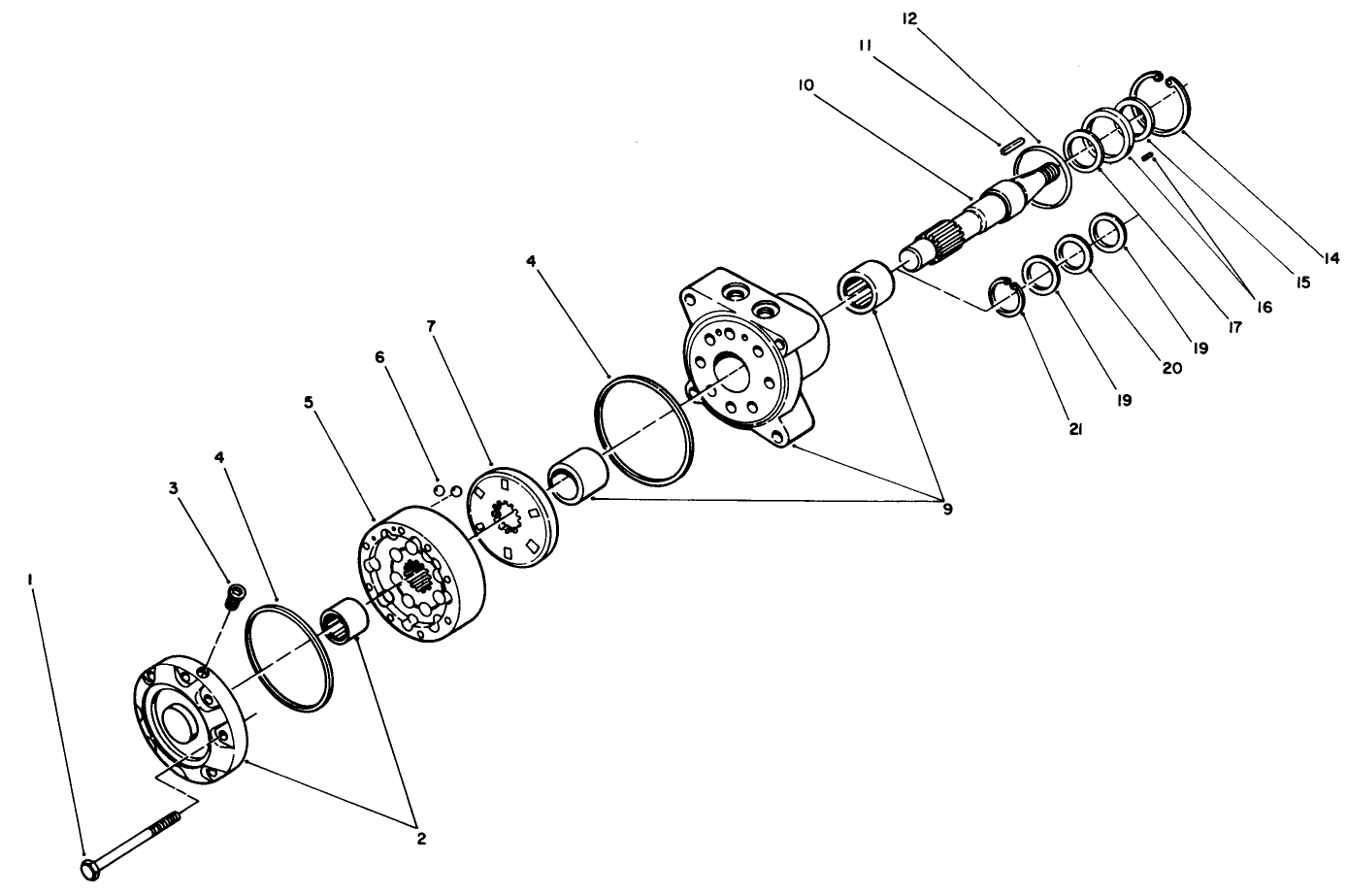 Hydraulic Drive Motor No. 66-5291