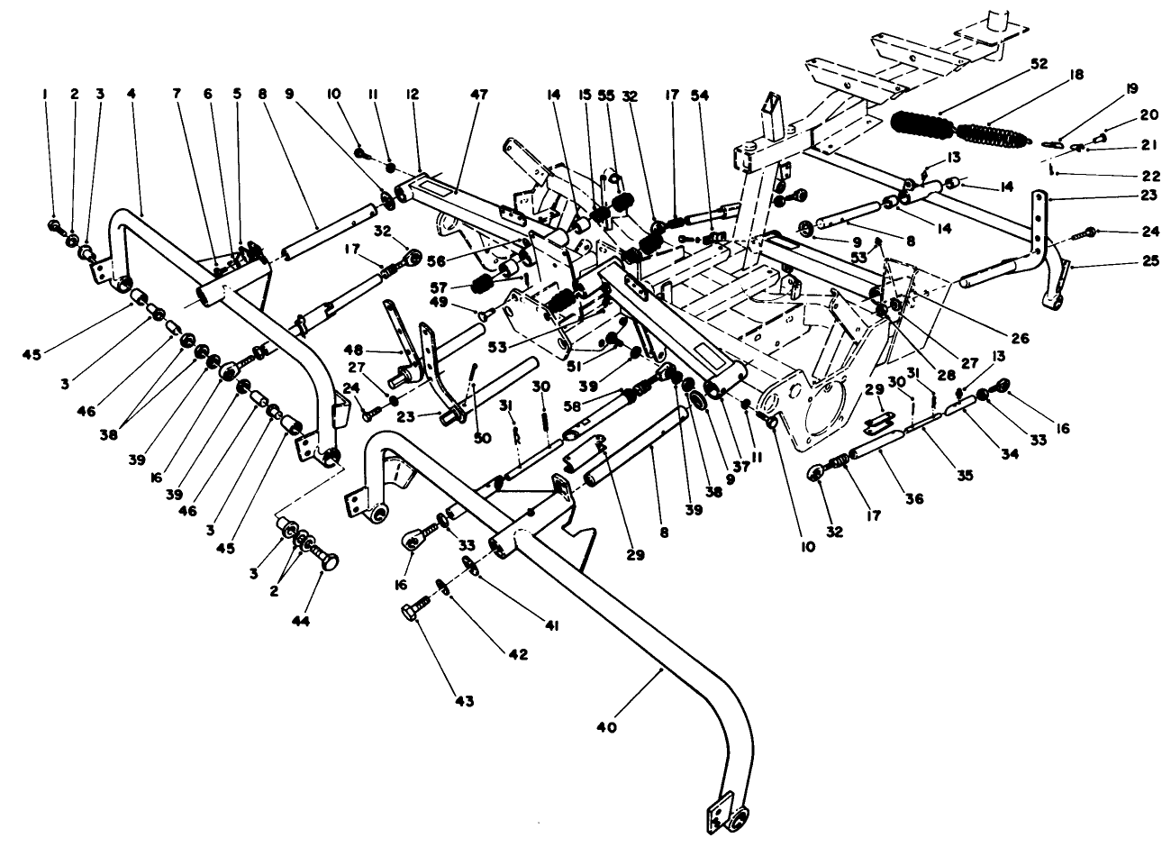 Cutting Unit Carrier Frame Assembly