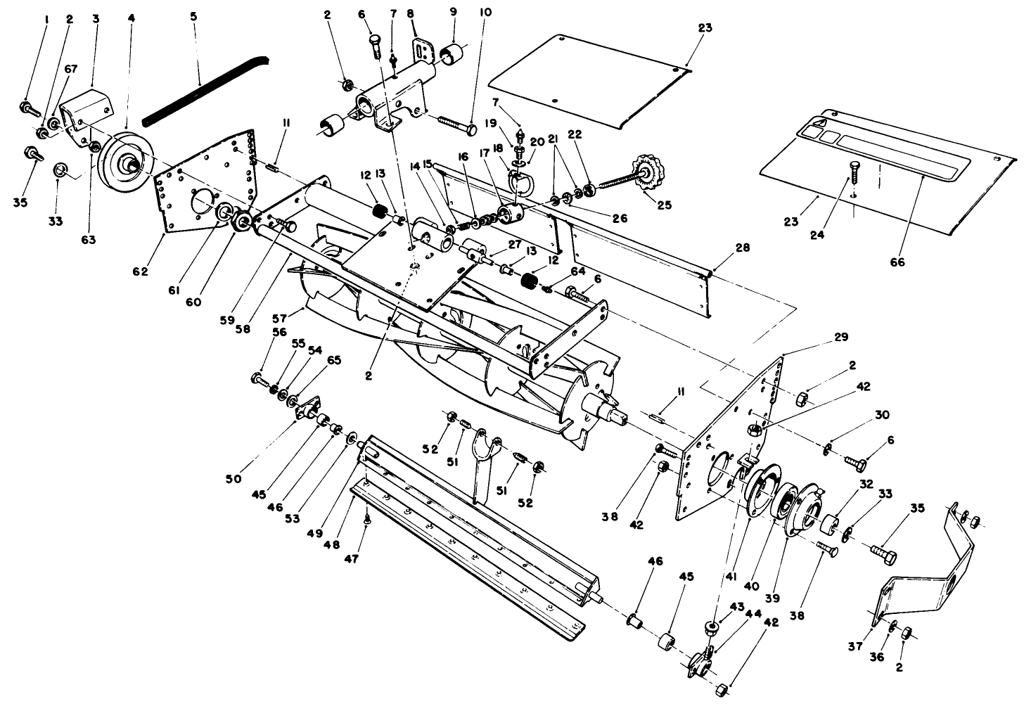5 Blade Cutting Unit Reel Assembly (continued)