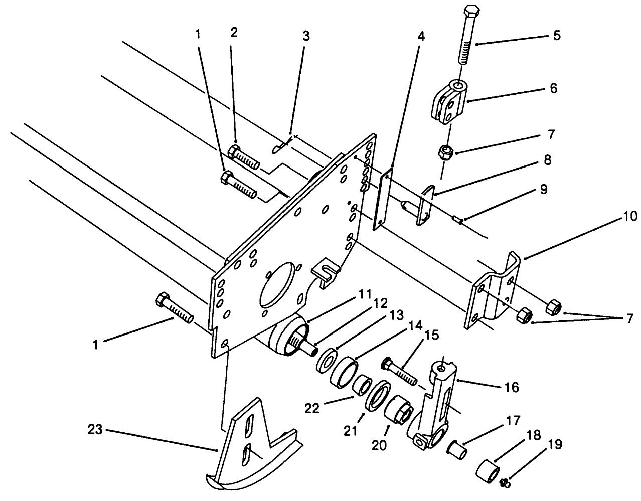 5 Blade Cutting Unit Roller Assembly