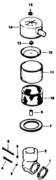 Air Intake-Engine Model No. M16 Spec. No. 711526