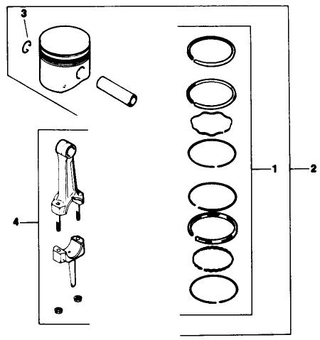 Piston & Rodà-Kohler Engine Model No. M16 Spec. No. 711 526