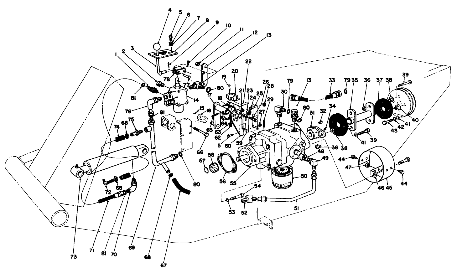 Hydrostatic Transmission & Valve Assembly