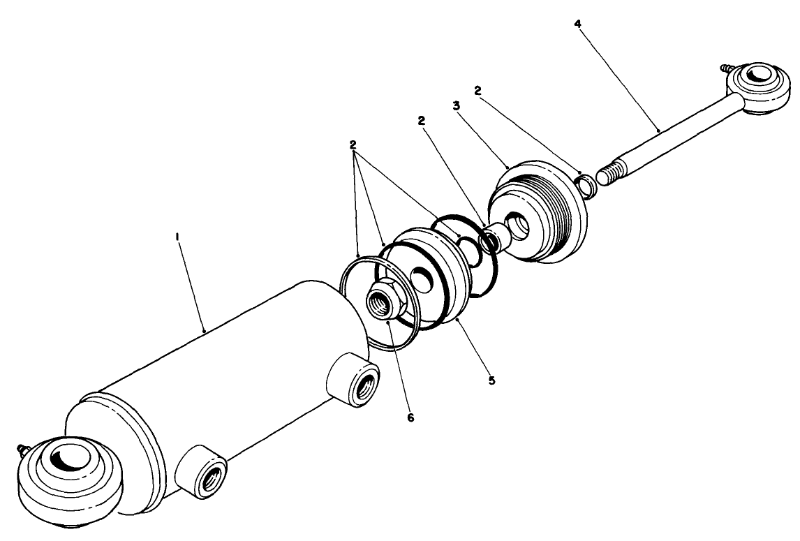 Hydraulic Steering Cylinder Assembly No. 63-9240
