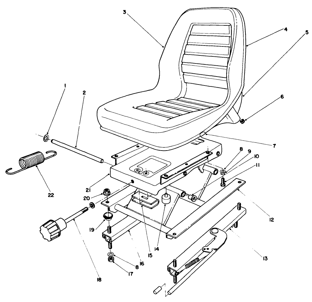 Deluxe Seat Kit Model No. 30772