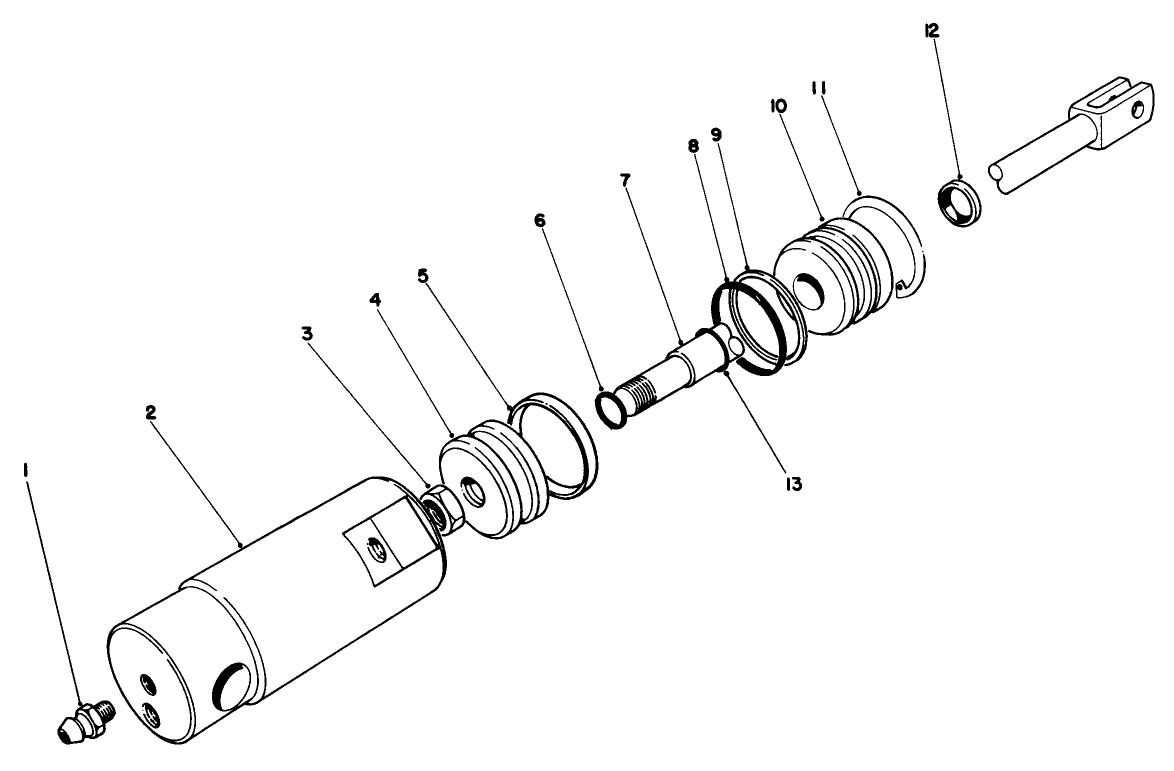 Hydraulic Cylinder-Front No. 63-9500