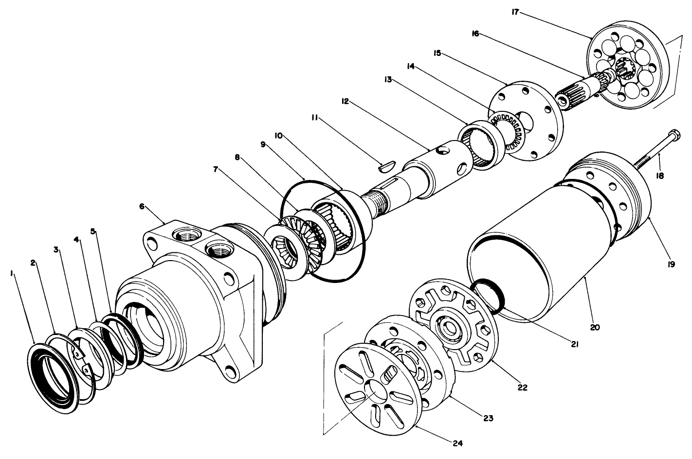 No. 10-8010 Hydraulic Drive Motor