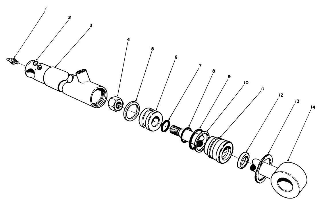 Hydraulic Cylinder-Rear No. 68-9700