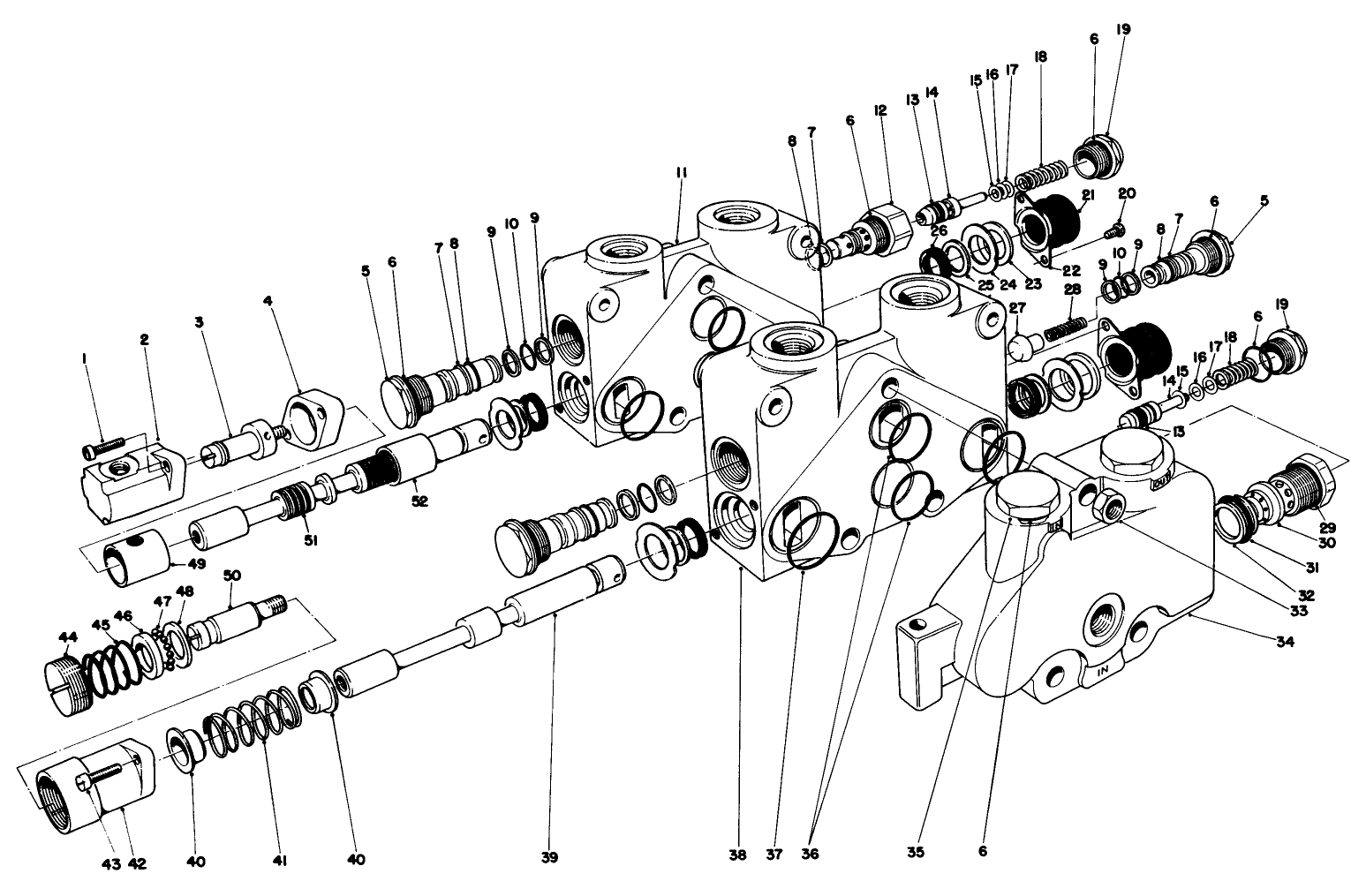 Control Valve Assembly No. 49-5540 Section 1 And 2