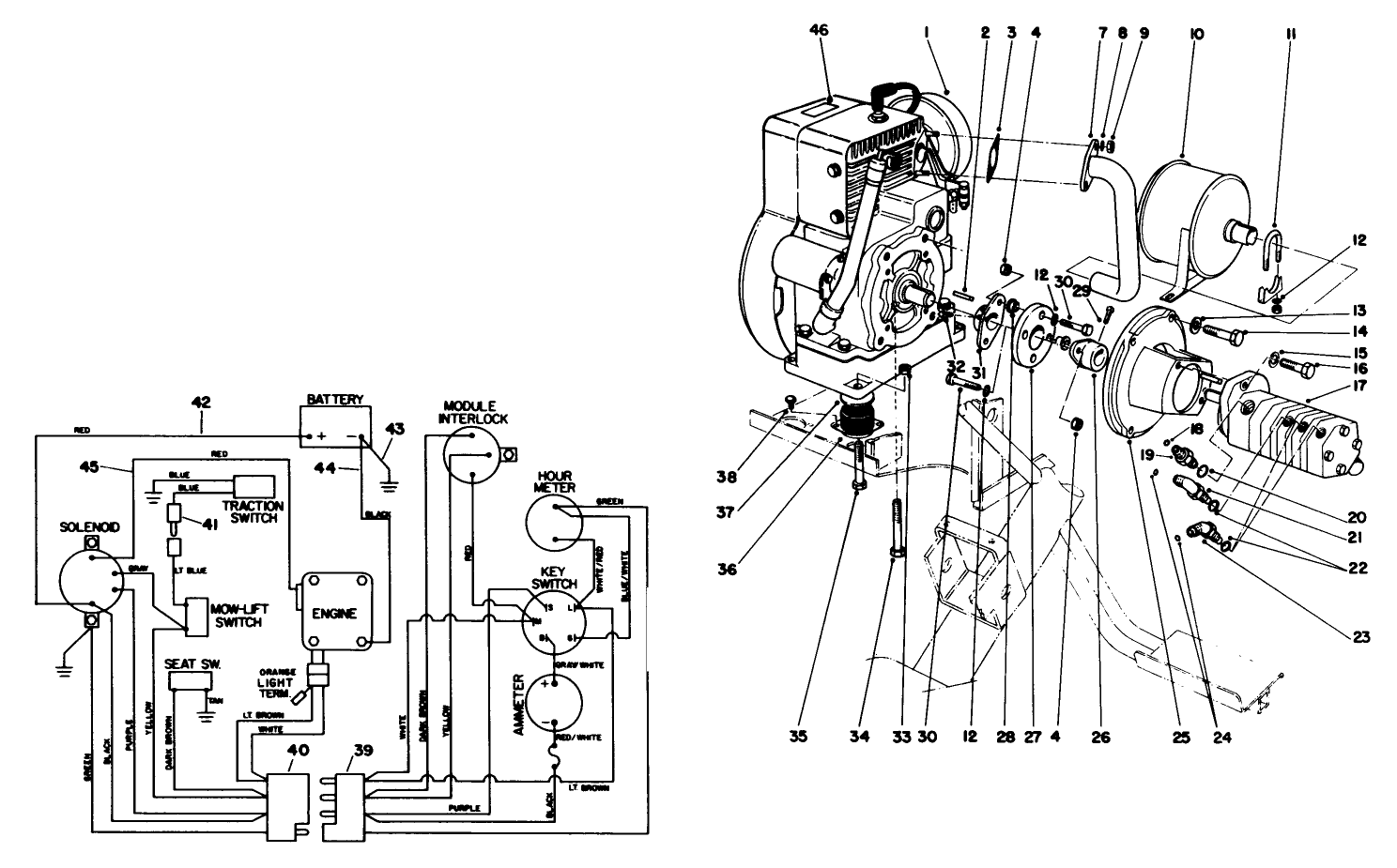 Engine And Wiring Diagram