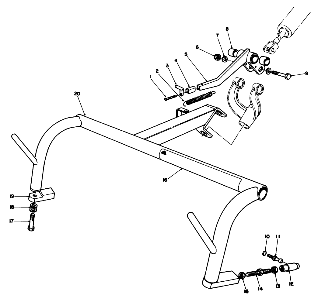 Direct Suspension Pull Frame Kit Model No. 04452 (optional)(continued)