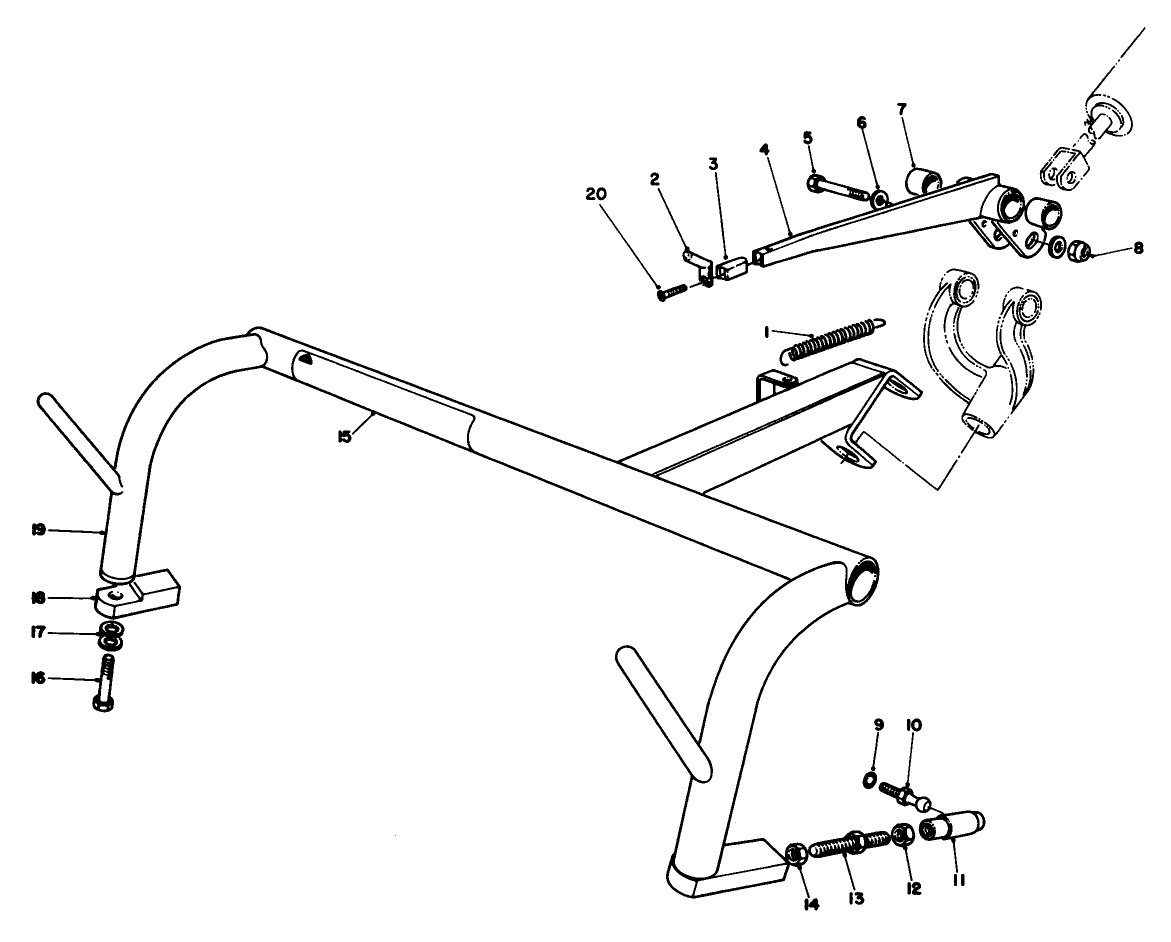 Direct Suspension Pull Frame Kit Model No. 04452 (optional)(continued)