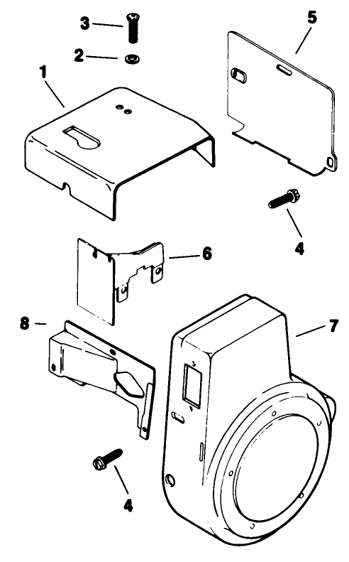 Baffles & Shroud-Engine Assembly-Kohler Model No. M16s-711533